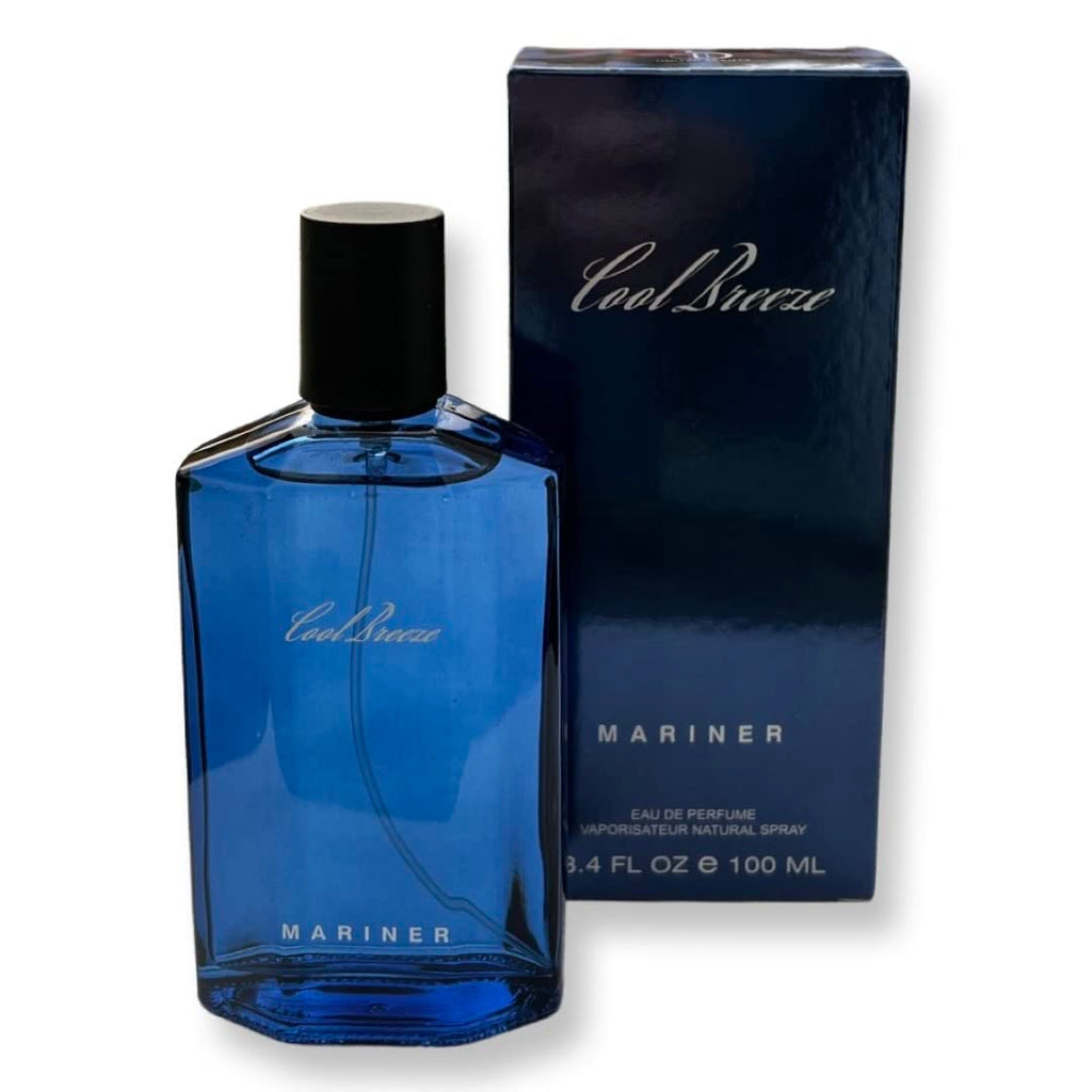 United Scents Cool Breeze MARINER Eau de Parfum for Men – 3.4 Fl Oz | Seawater, Spicy Rosemary & Fresh Mint