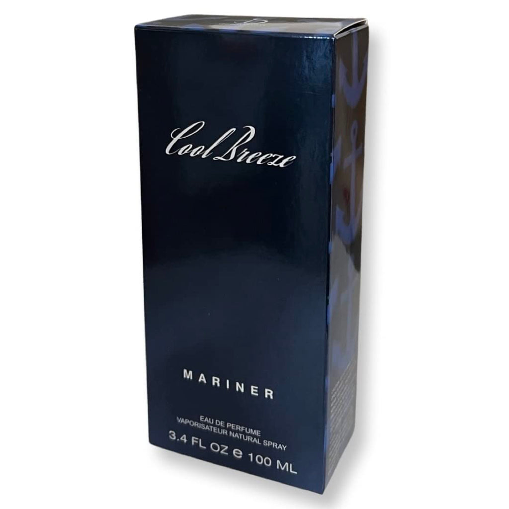 United Scents Cool Breeze MARINER Eau de Parfum for Men – 3.4 Fl Oz | Seawater, Spicy Rosemary & Fresh Mint