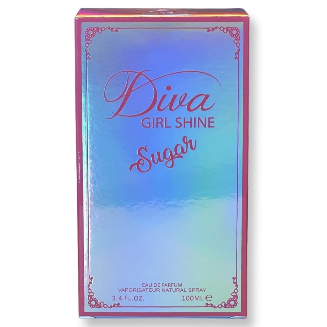 United Scents DIVA GIRL SHINE SUGAR – Eau de Parfum for Women