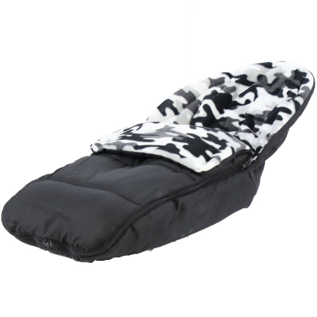Universal Fleece Car Seat Footmuff / Cosy Toes - Fits All 3 And 5 Point Harnesses