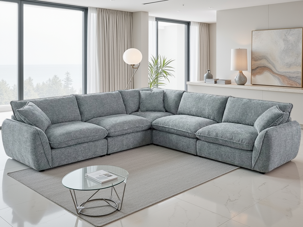 Berlin  Large Corner Sofa - Cloud-Like Comfort & Modern Style