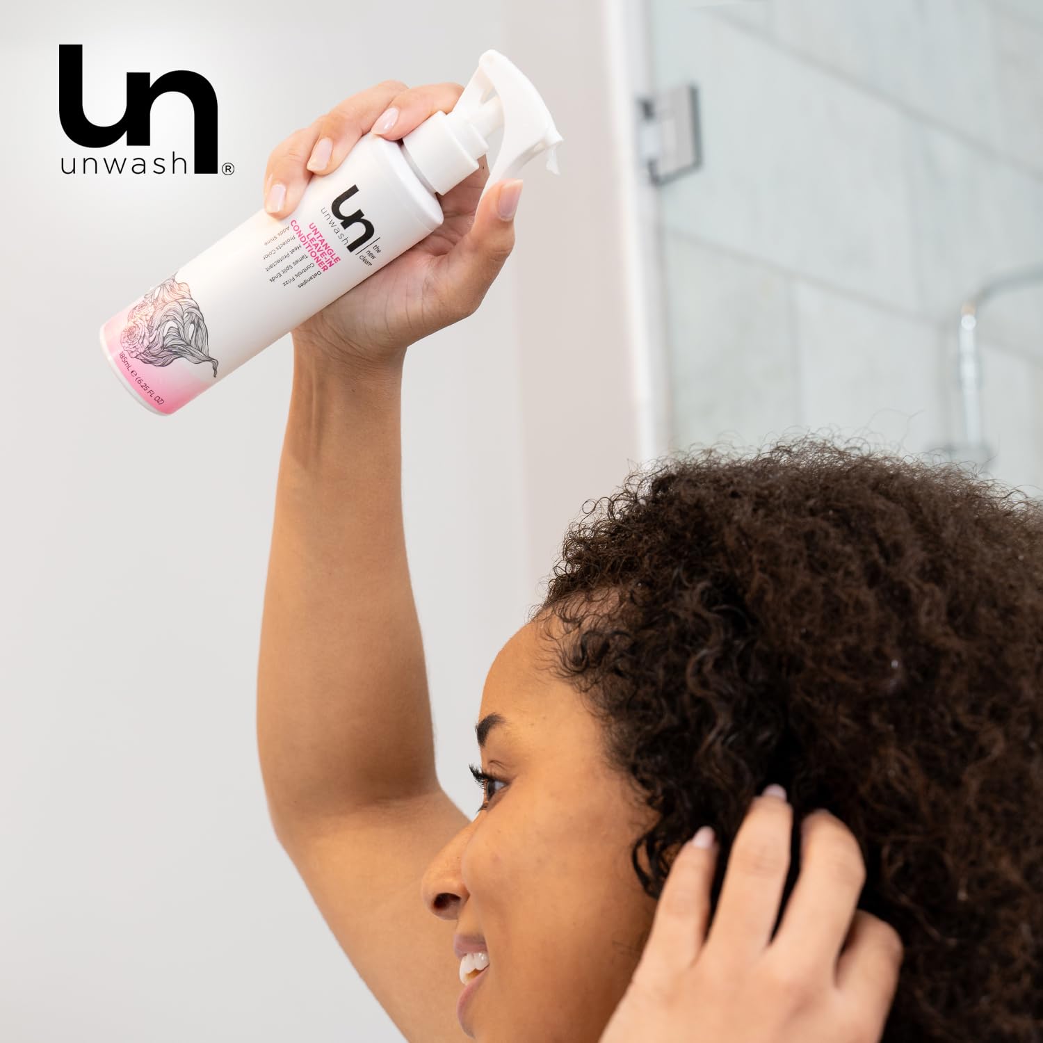 Unwash Untangle Leave-In Conditioner – Gentle Detangling, Frizz Control, Heat Protection | Vegan & Cruelty-Free