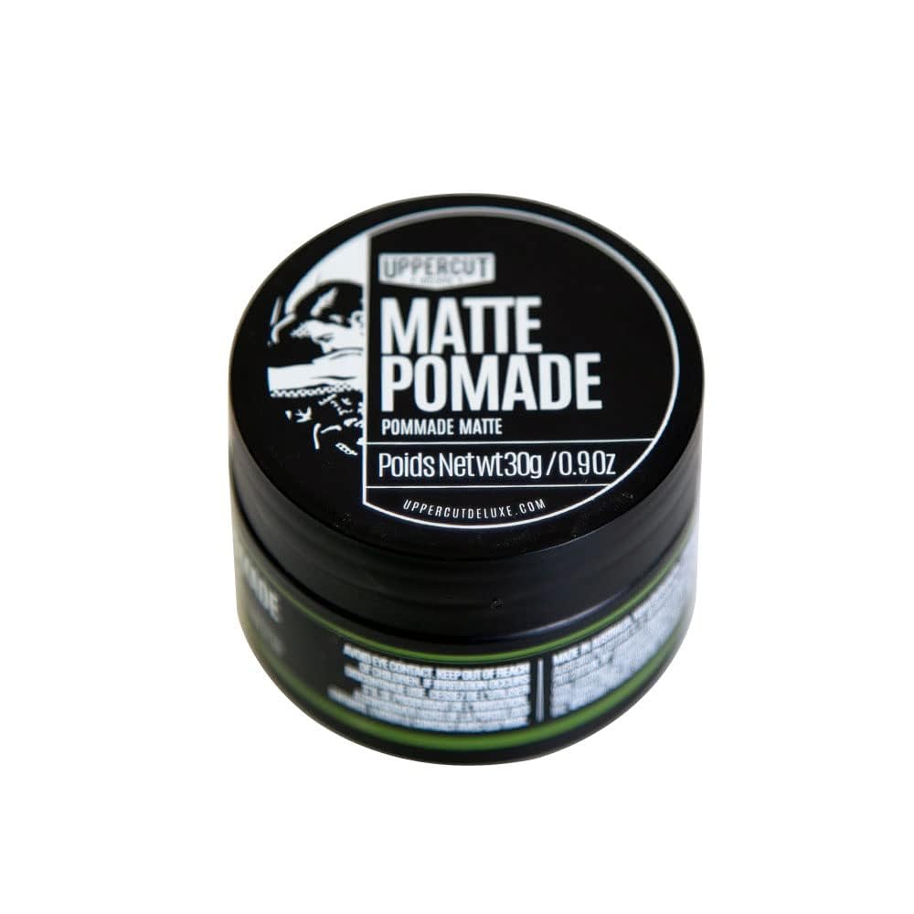 UPPERCUT DELUXE Matte Pomade MIDI – Medium Hold, Matte Finish, Water Based, 0.9 oz / 30 g (2-pack)