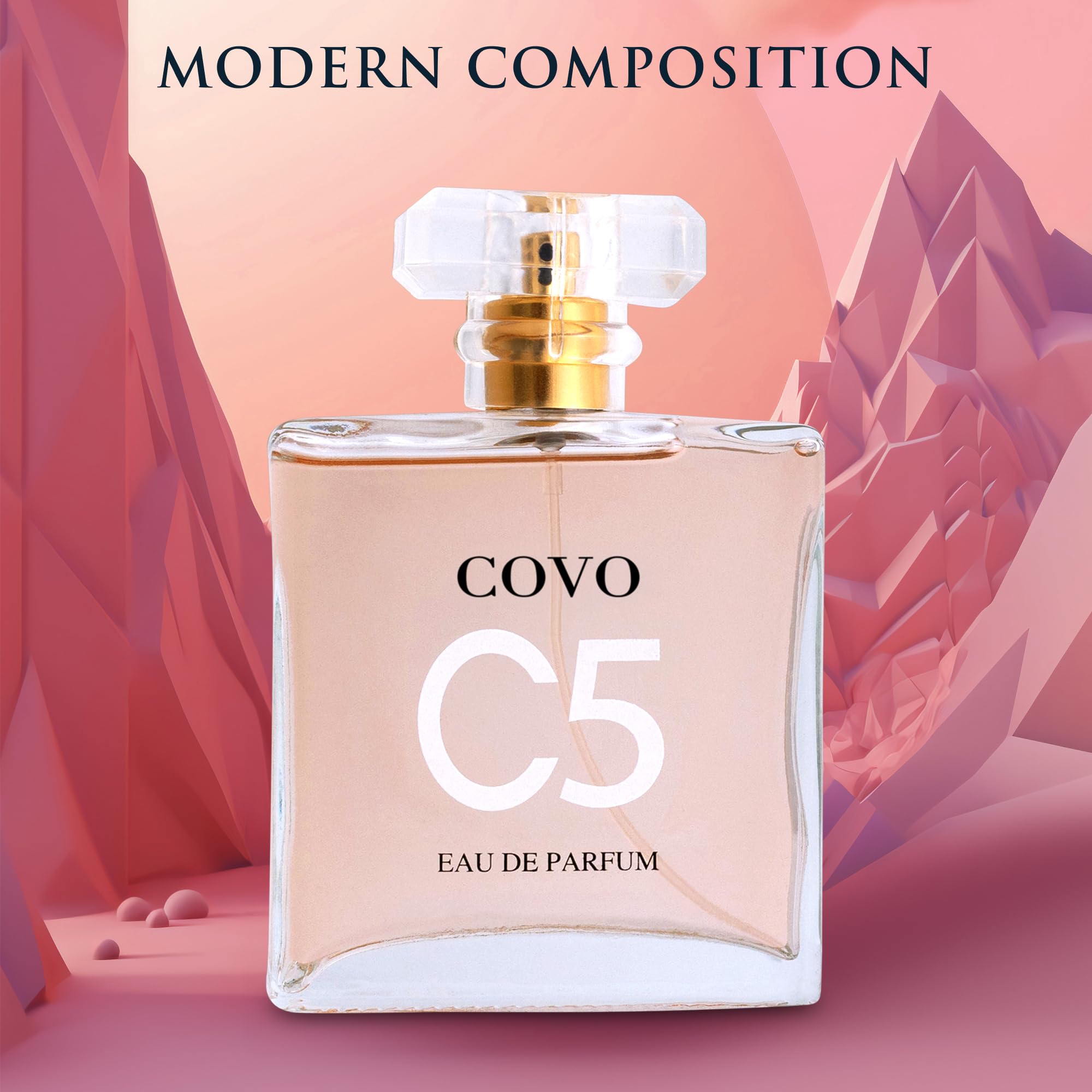 URBAN COLLECTION Covo C5 for Women – Eau de Parfum 3.4 oz | Jasmine & Rose