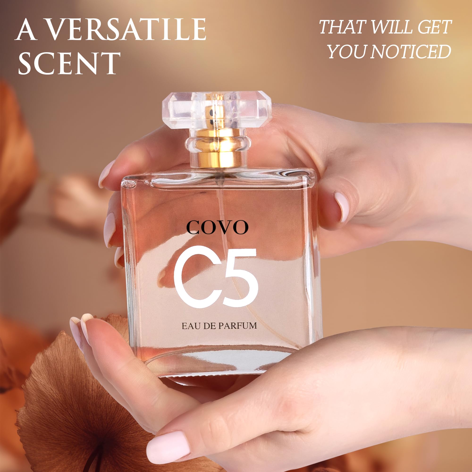 URBAN COLLECTION Covo C5 for Women – Eau de Parfum 3.4 oz | Jasmine & Rose