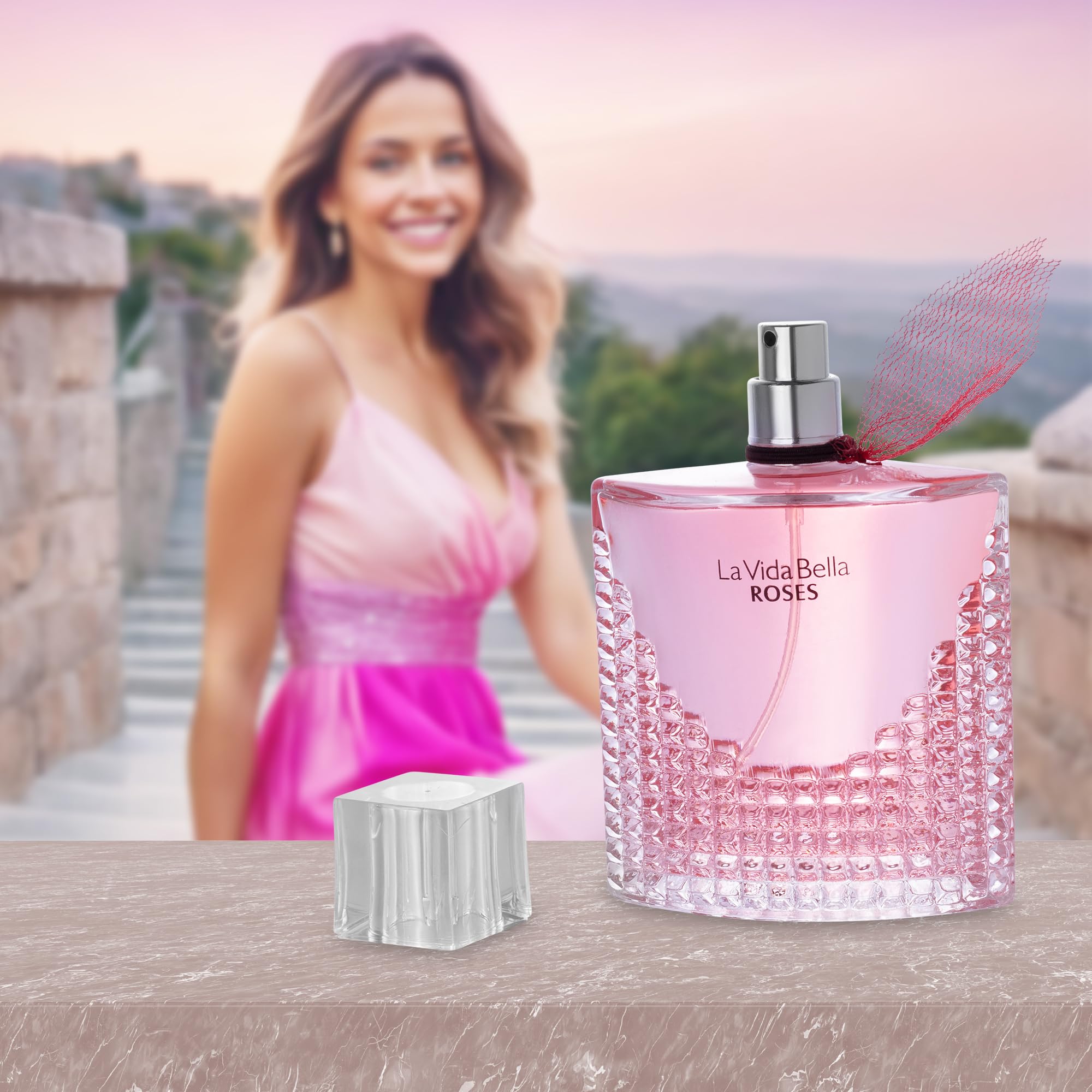 Urban Collection La Vida Bella Roses for Women – Floral Amber Eau de Parfum, 100ml