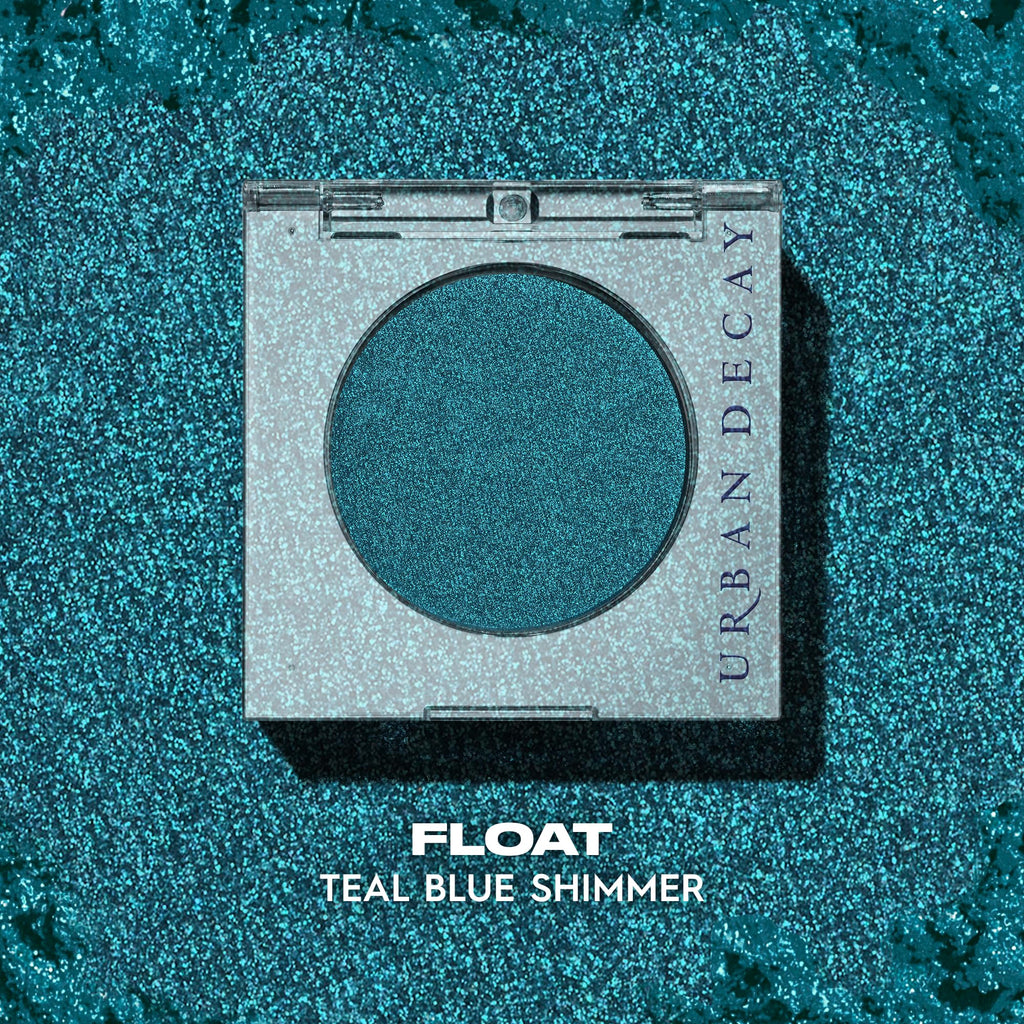 Urban Decay 24/7 Longwear Eyeshadow Single – Float Teal Blue Shimmer, Up to 12HR Wear