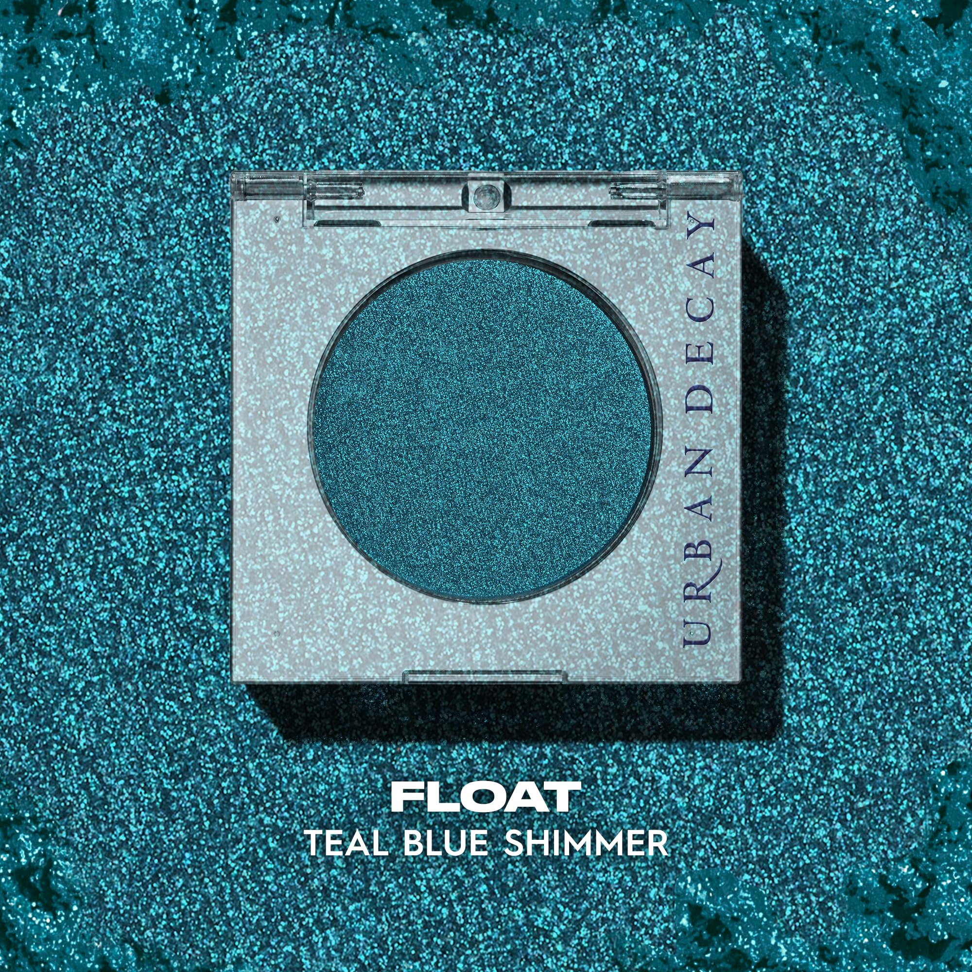 Urban Decay 24/7 Longwear Eyeshadow Single – Float Teal Blue Shimmer, Up to 12HR Wear