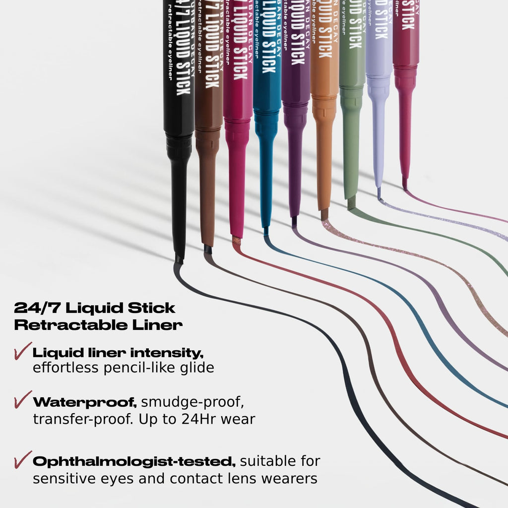 Urban Decay 24/7 Liquid Stick Waterproof Eyeliner - Melted Onyx | Dual-Ended Gel Liner