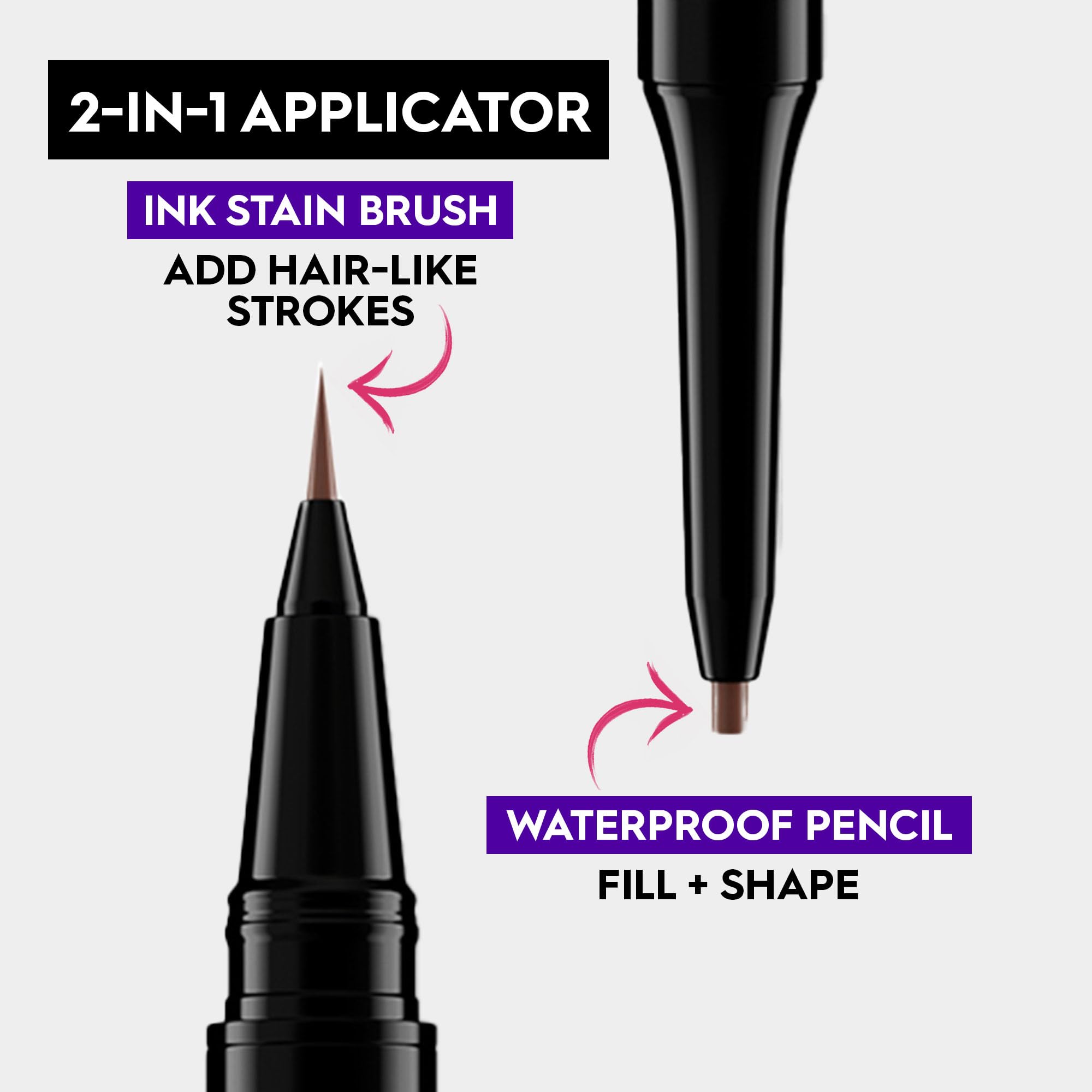 Urban Decay Brow Blade 2-in-1 Eyebrow Pencil & Ink Stain – Waterproof, 24HR Wear – Brunette Betty