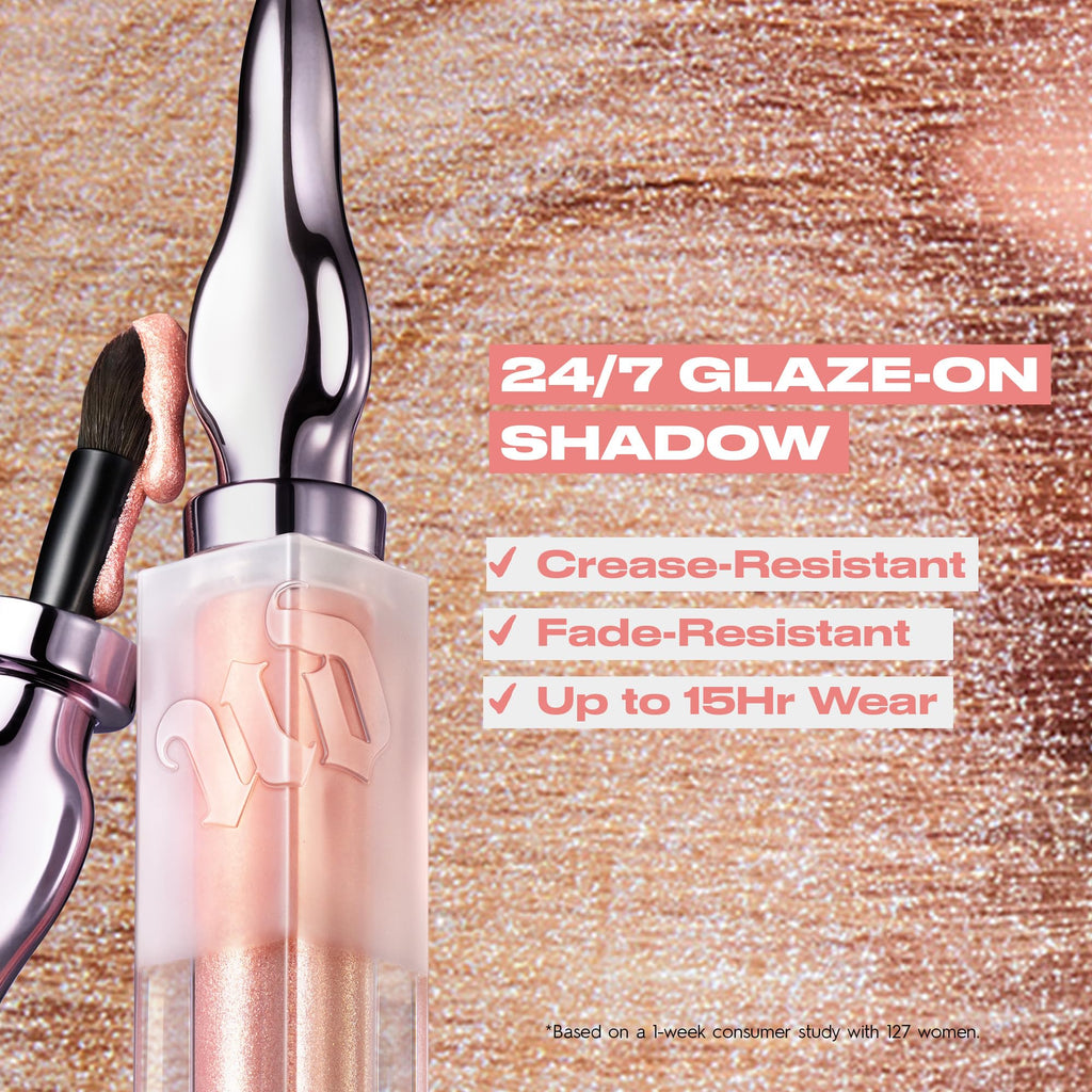 URBAN DECAY 24/7 Glaze-On Space Cowboy Intense Liquid Eyeshadow – Light Champagne Gold Shimmer