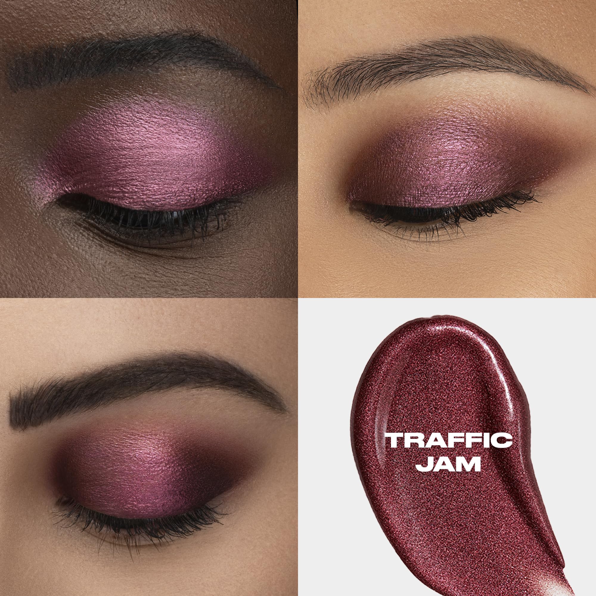 Urban Decay 24/7 Glaze-On Traffic Jam Burgundy Shimmer | Long-Lasting Liquid Eyeshadow
