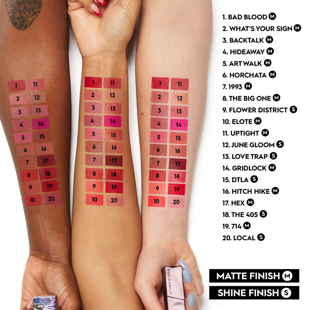 URBAN DECAY Vice Hydrating Lipstick – Sheer Mauve Pink (Shine) – Creamy, Hydrating Lip Color