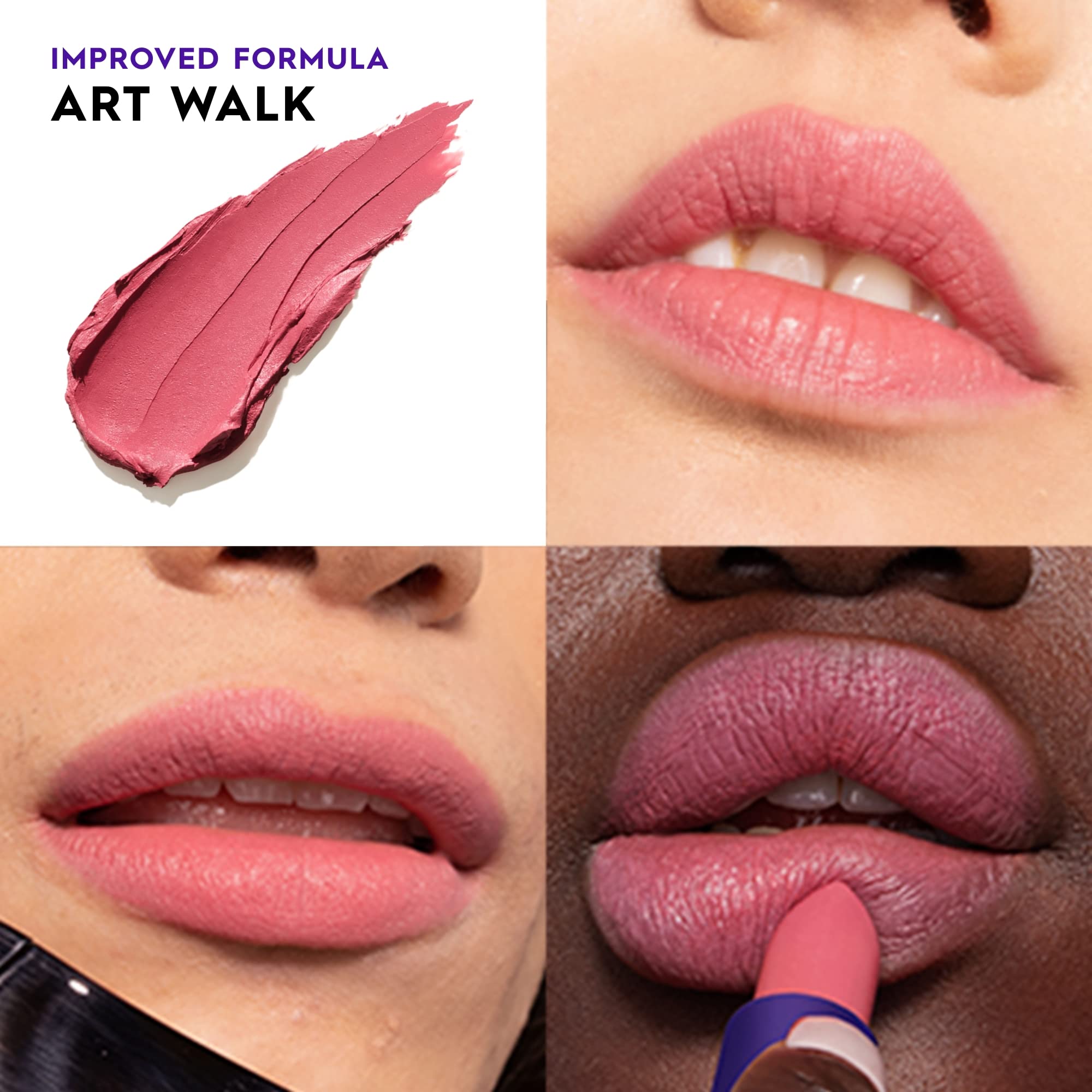 URBAN DECAY Vice Hydrating Lipstick – Art Walk (Medium Rose Pink, Matte)