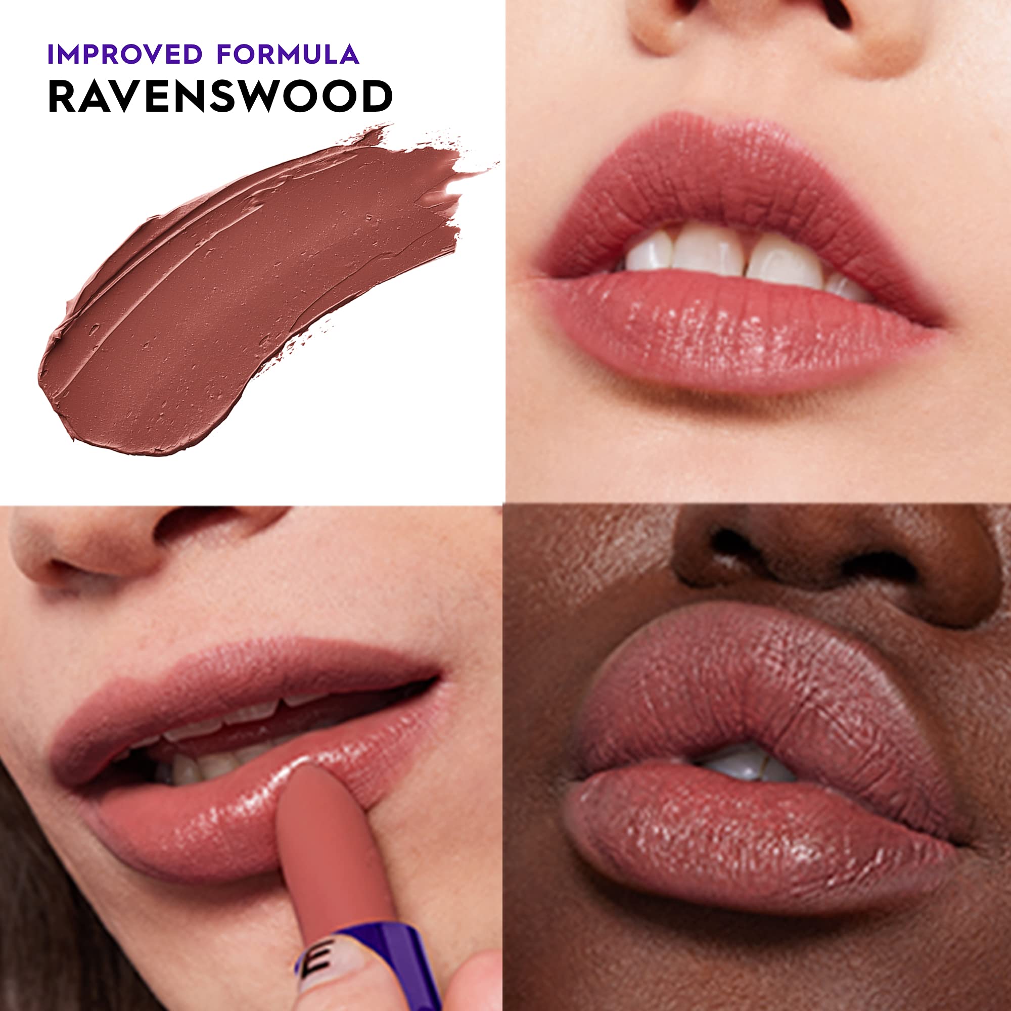 URBAN DECAY Vice Hydrating Lipstick Ravenswood – Cream Finish, Aloe Vera & Avocado Oil