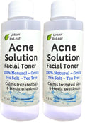Urban ReLeaf Acne Solution Facial Toner – Sea Salt & Tea Tree | 4 oz Pack of 2