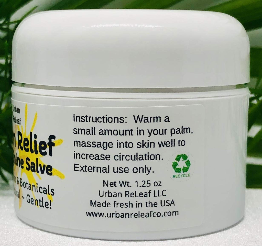 Urban ReLeaf Warm Relief L-Arginine Salve – 2 Pack, 100% Natural