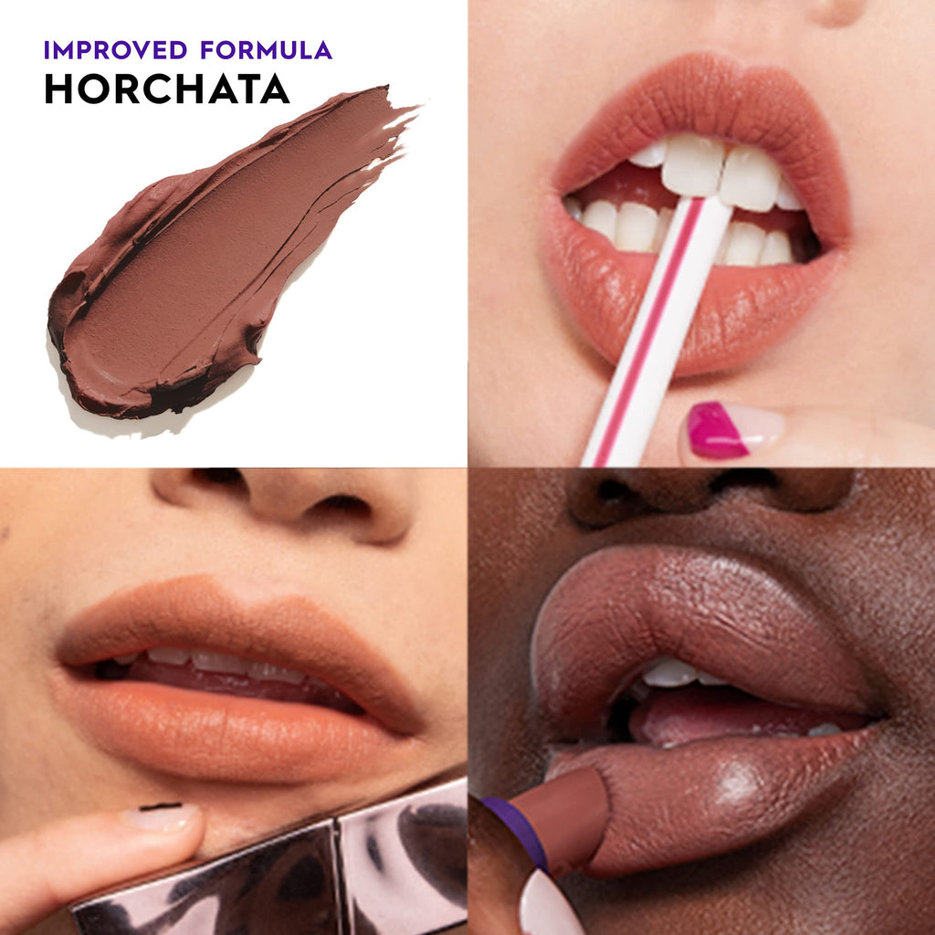 Urban Decay Vice Hydrating Lipstick Horchata – Matte, Creamy Lip Color with Aloe Vera & Avocado Oil (Vegan, Cruelty-Free) 0.11 oz