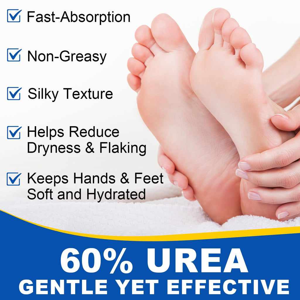 Urea 60% & Salicylic Acid 2% Moisturizing Stick Balm – Callus Softener for Feet & Hands (40g)