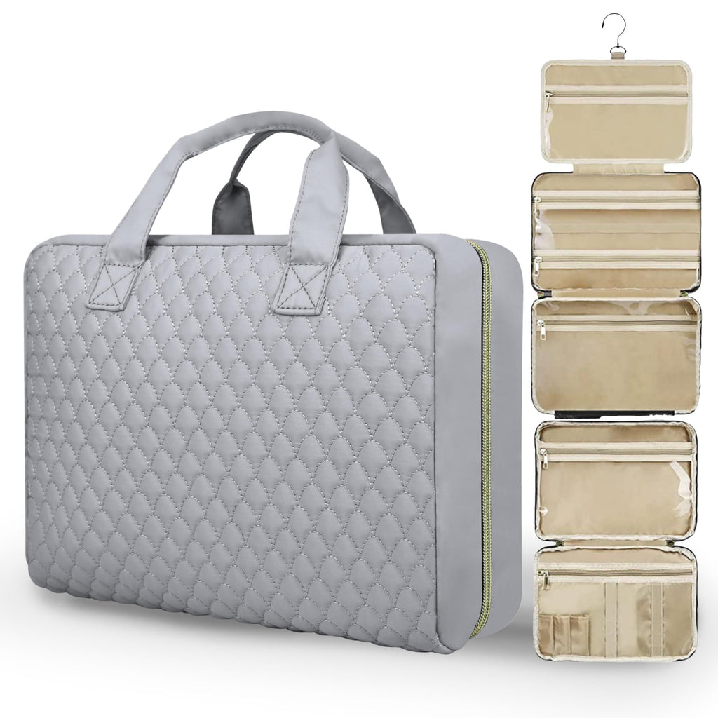 urophylla Detachable Travel Toiletry Bag for Women – Large Hanging Organizer for Travel