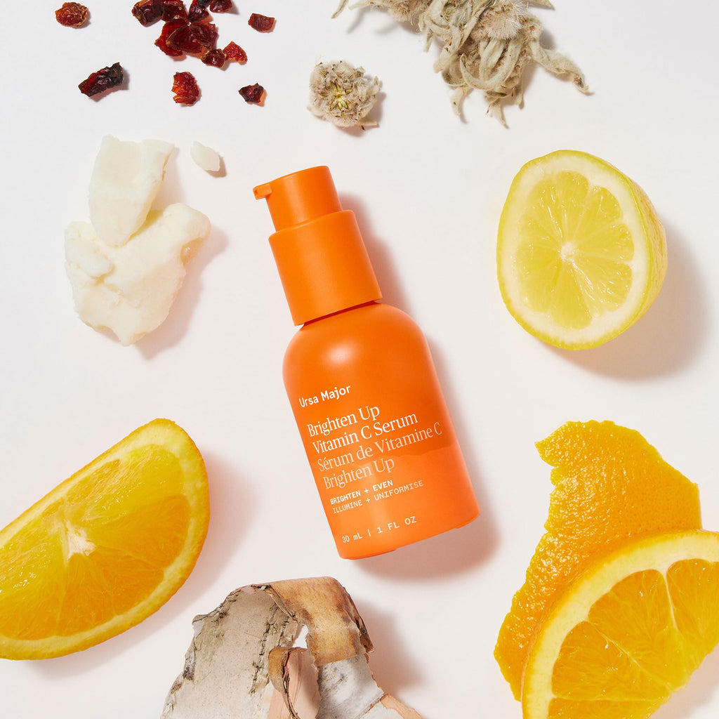 Ursa Major Natural Vitamin C Serum | Brighten Up Vitamin C Serum for Radiant, Even Skin Tone | Vegan, Cruelty-Free | 1 oz