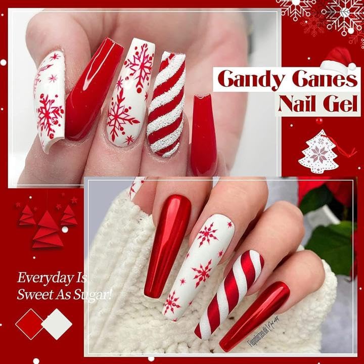 UR SUGAR Fall Winter Gel Nail Polish Set – 6 Colors, Soak-Off, Long-Lasting High-Gloss
