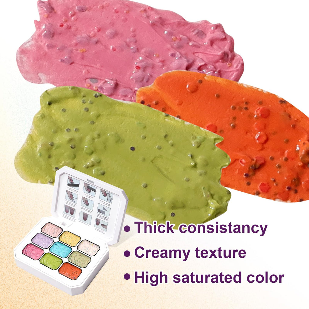 U-Shinein Gradient Painting Gel – 9-Color Ombre Gel Nail Polish Set for 3D Sculpture & French Manicure