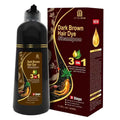 USMATEK Brown Hair Dye Shampoo – 3-in-1 Color, Scalp Care & Moisture | 500ml