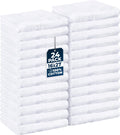 Utopia Towels Salon Towel Pack - 24, 16x27, 100% Cotton, White