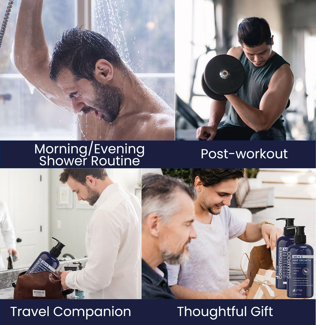 Uttse Biotin Hair Growth Conditioner for Men — Thickening & Volumizing