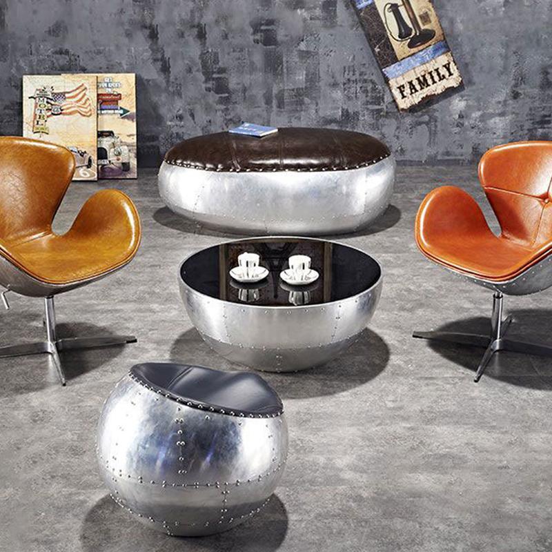 V2 Aviator Round Coffee Table