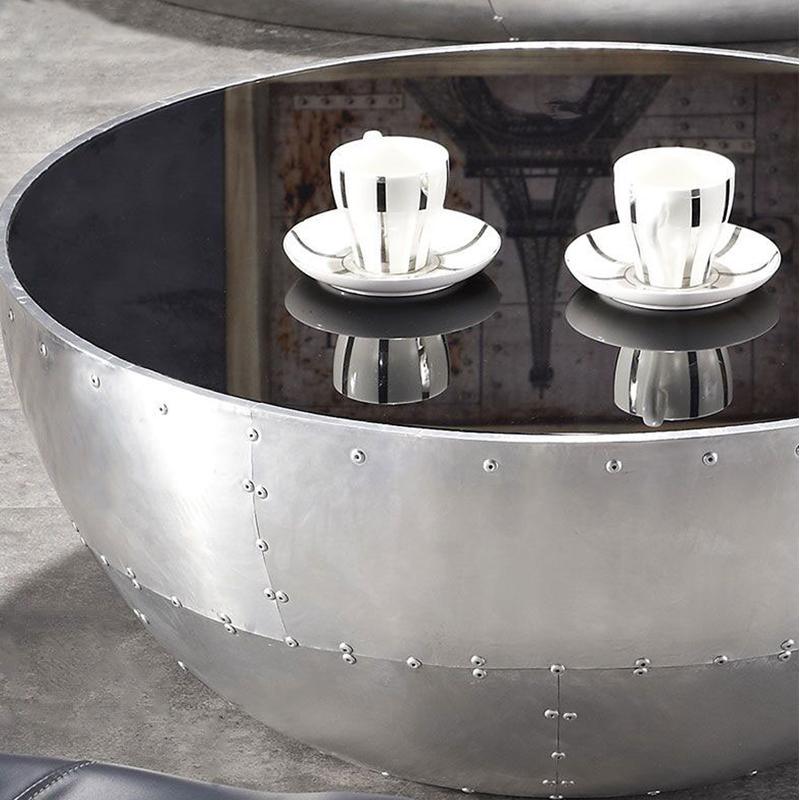 V2 Aviator Round Coffee Table