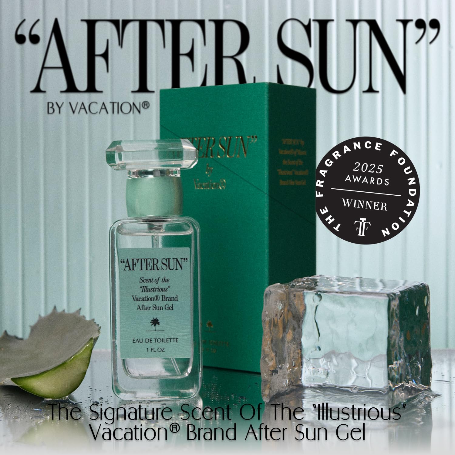 VACATION After Sun Eau de Toilette – Unisex Summer Nights, Travel Size 1 oz