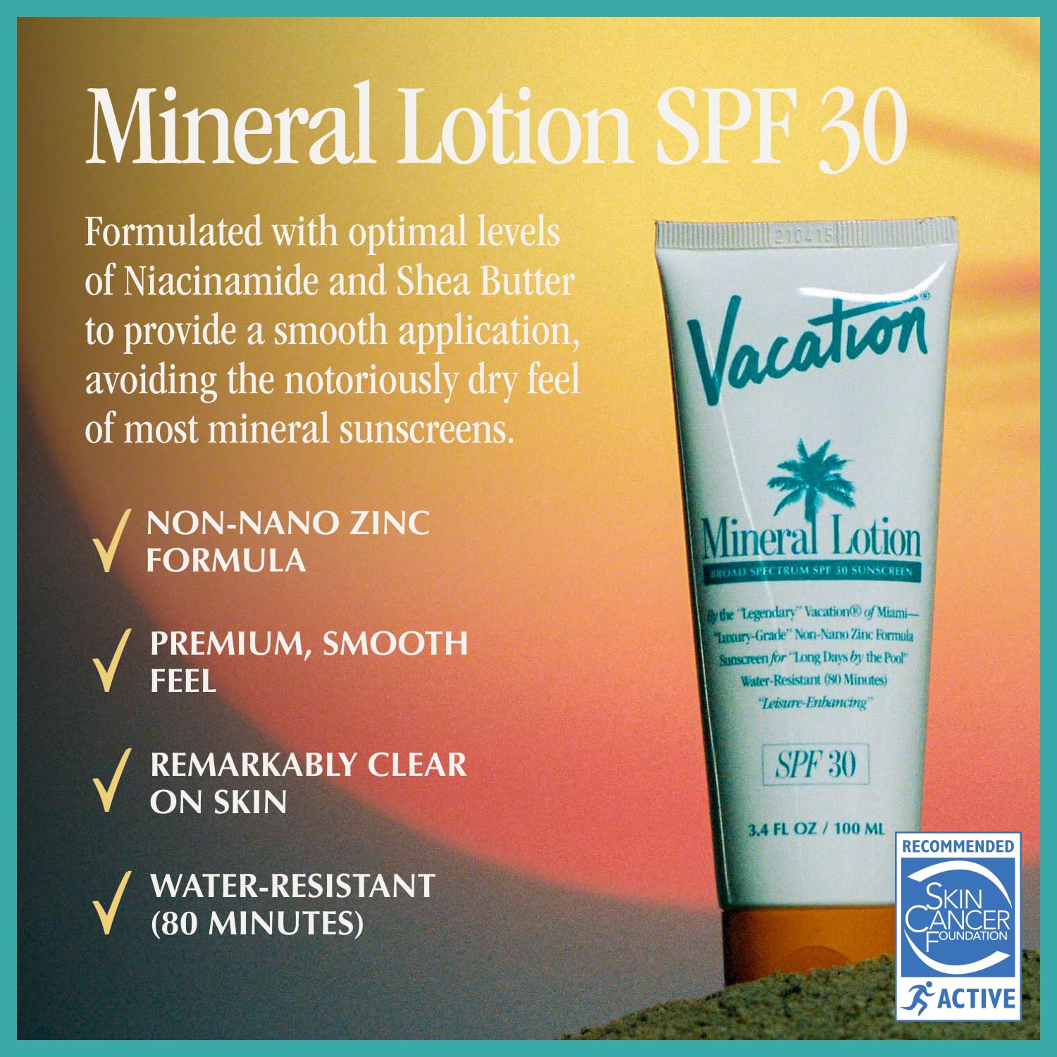 Vacation Mineral Sunscreen SPF 30 & Air Freshener Bundle | Non-Nano Zinc, No White Cast