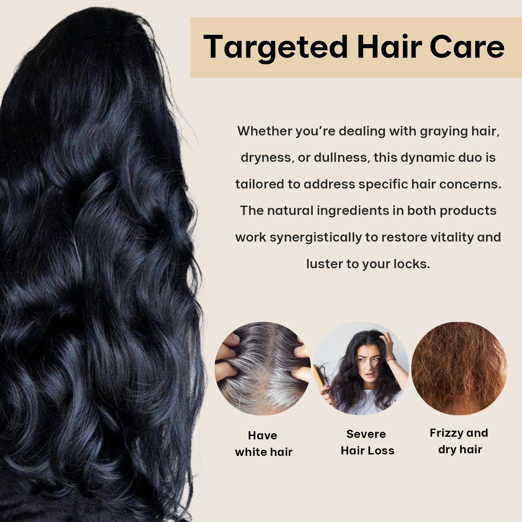 VAEYAE Natural Usma Juice Shampoo Bar + Essential Oil Set – Hair Vitality & Darkening