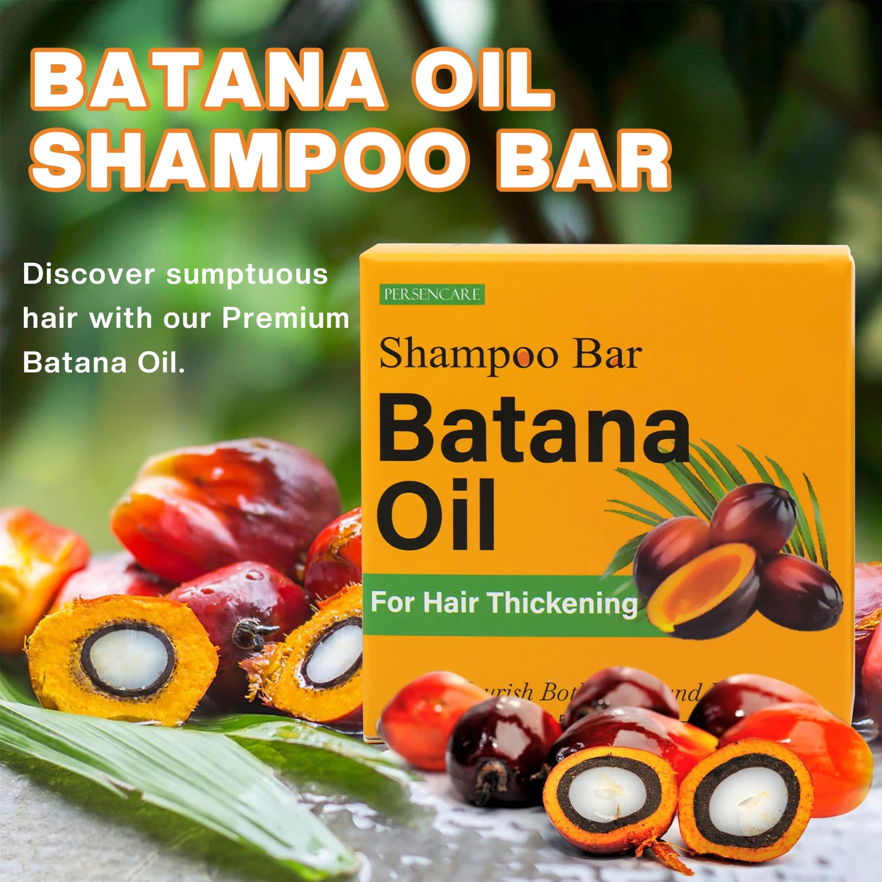 VAEYAE Batana Oil Solid Shampoo & Conditioner Bar — 2-Piece Set for All Hair Types