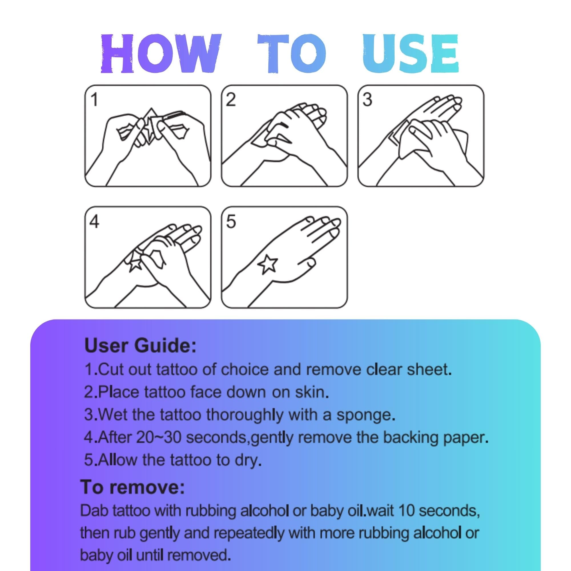 Vagilelf 100 K-Style Demon Mark Tattoos for Face & Body | Dark Concept Makeup Sheets for Cosplay, K-Pop & Festivals