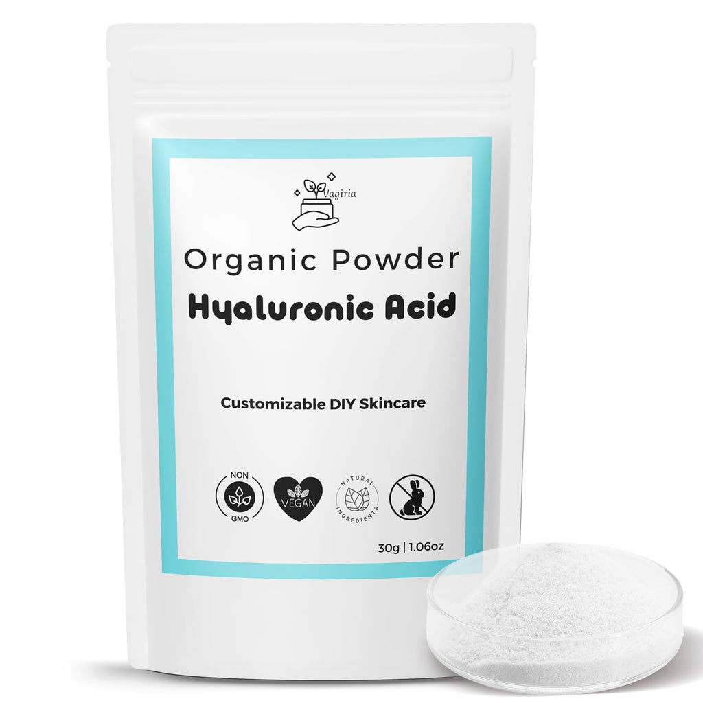 Vagiria Hyaluronic Acid Powder – 99% Purity for DIY Skincare, Ultimate Moisturizer & Post-Peel Care