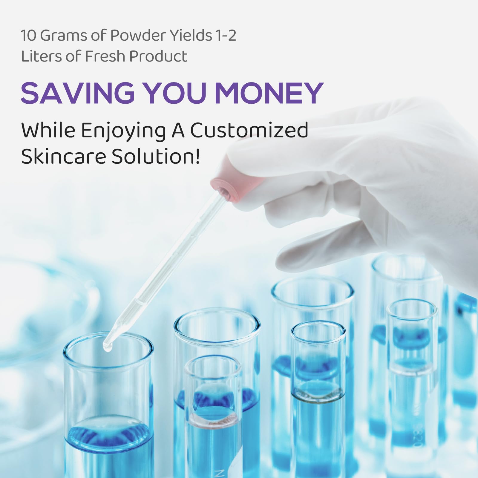 Vagiria Hyaluronic Acid Powder – 99% Purity for DIY Skincare, Ultimate Moisturizer & Post-Peel Care