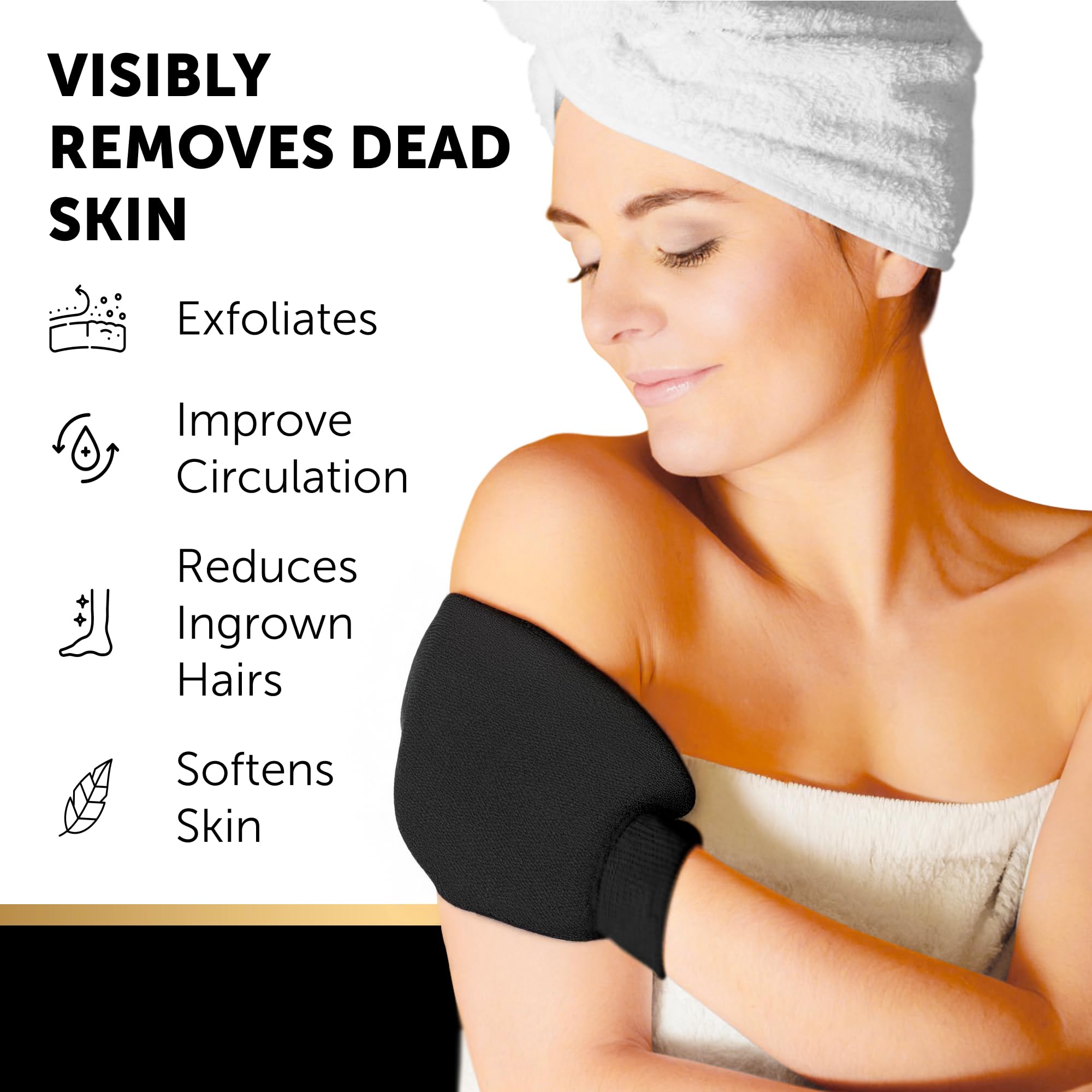 VALITIC 2-Pack Kojic Acid Dark Spot Corrector Soap Bars — Vitamin C, Retinol, Hyaluronic Acid + Exfoliating Gloves