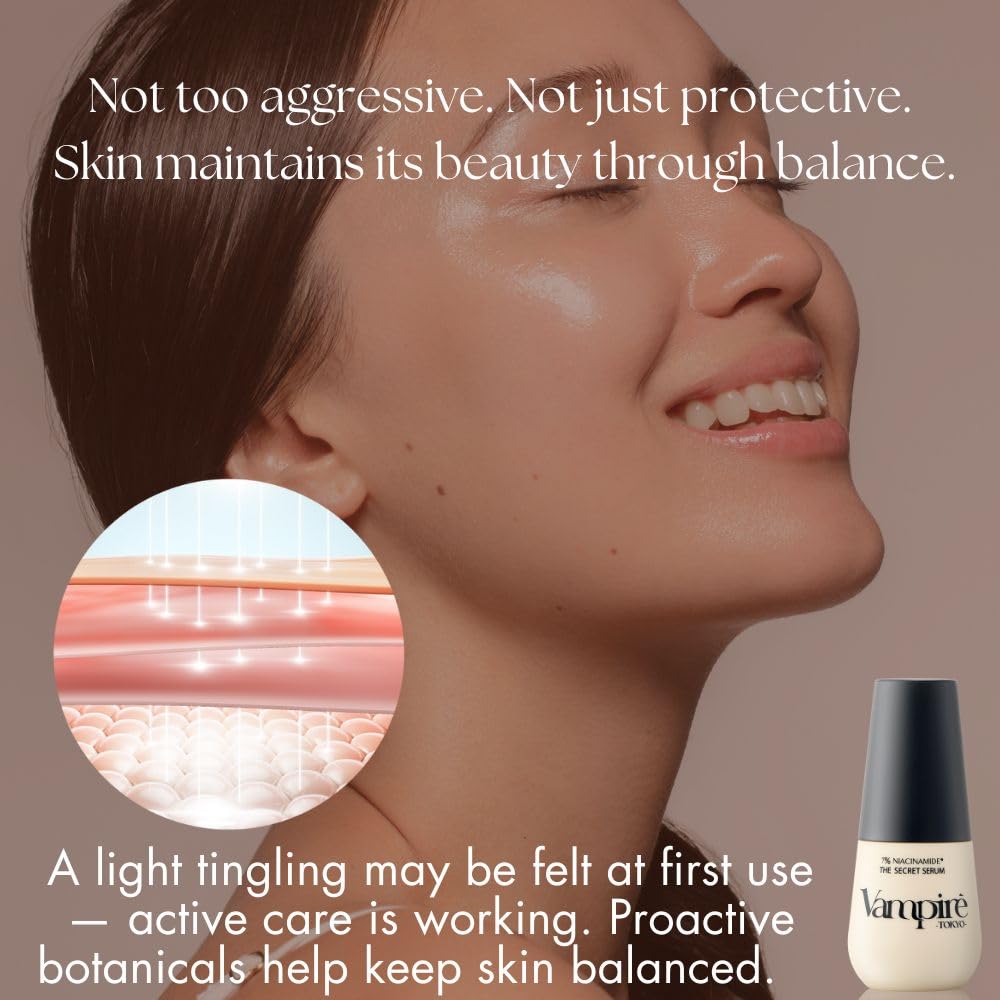 Vampire TOKYO The Secret Serum – Niacinamide Serum 7% (45 mL) Made in Japan
