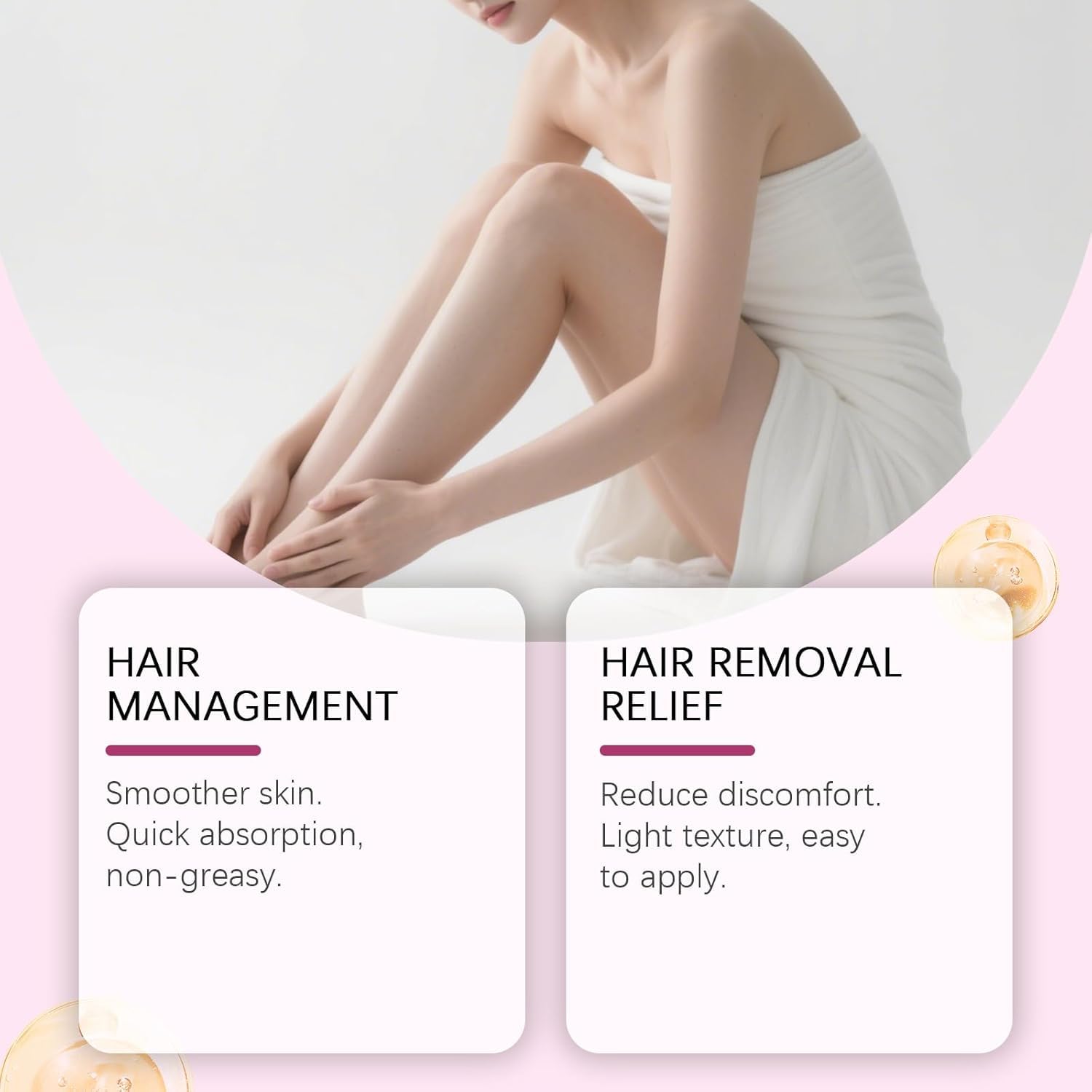 VANCON Hair Removal Oil & Inhibitor | Natural Cyperus Rotundus for Slower Hair Regrowth, 60ml