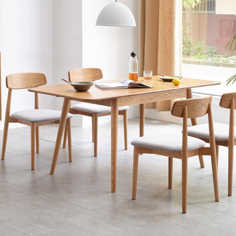 Delicia Extendable Dining Table, Ash