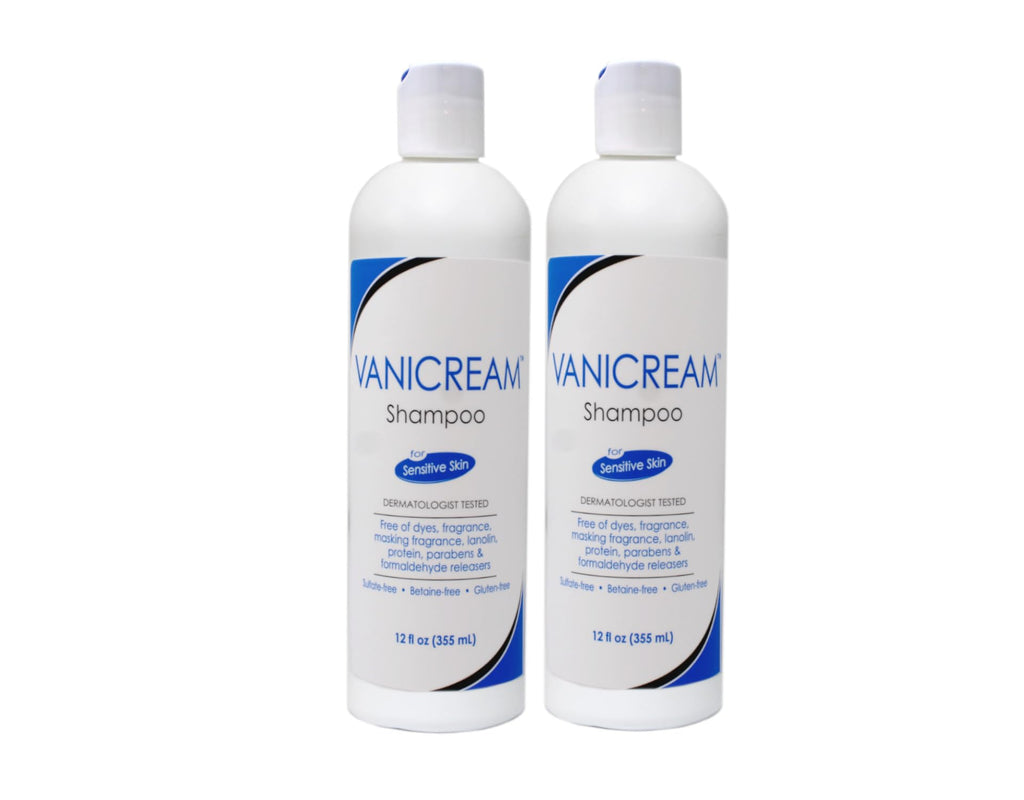 Vanicream Shampoo & Conditioner Set for Sensitive Skin – Dermatologist Tested – 4 Bottles (12 oz)