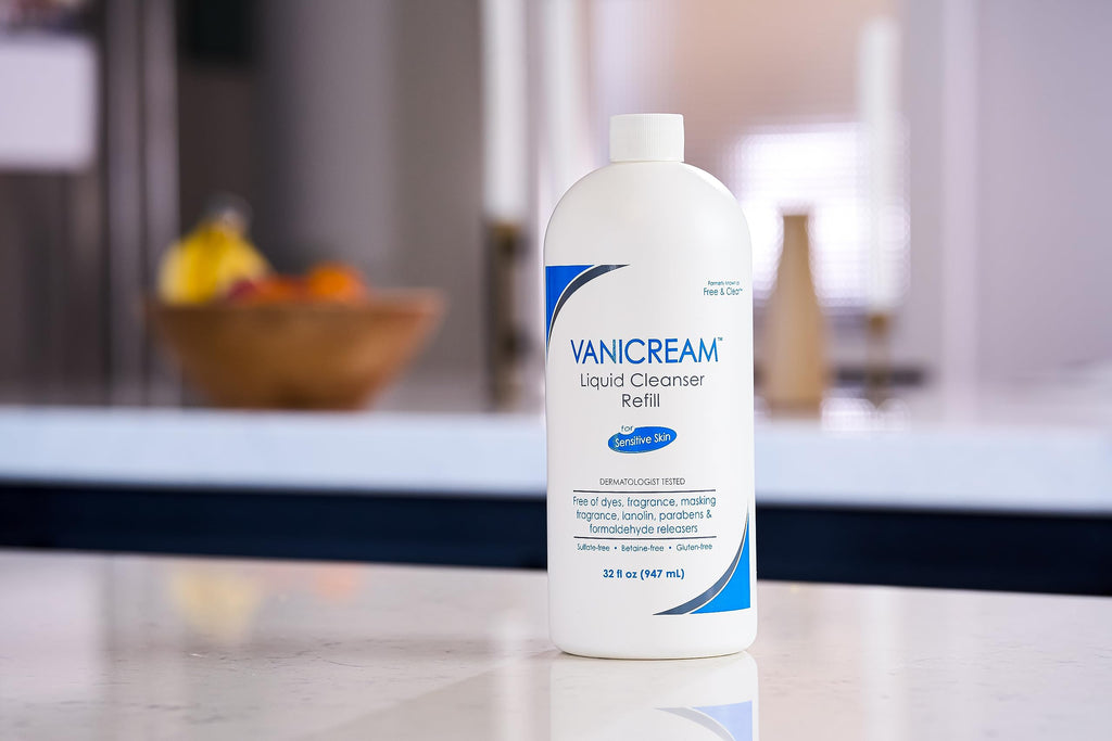 Vanicream Liquid Cleanser Refill – Sensitive Skin, 32 oz | Gentle, Fragrance-Free Daily Cleanser