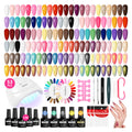 VANREESA Gel Nail Polish Kit with UV Light – 53 Pcs Complete Nail Set