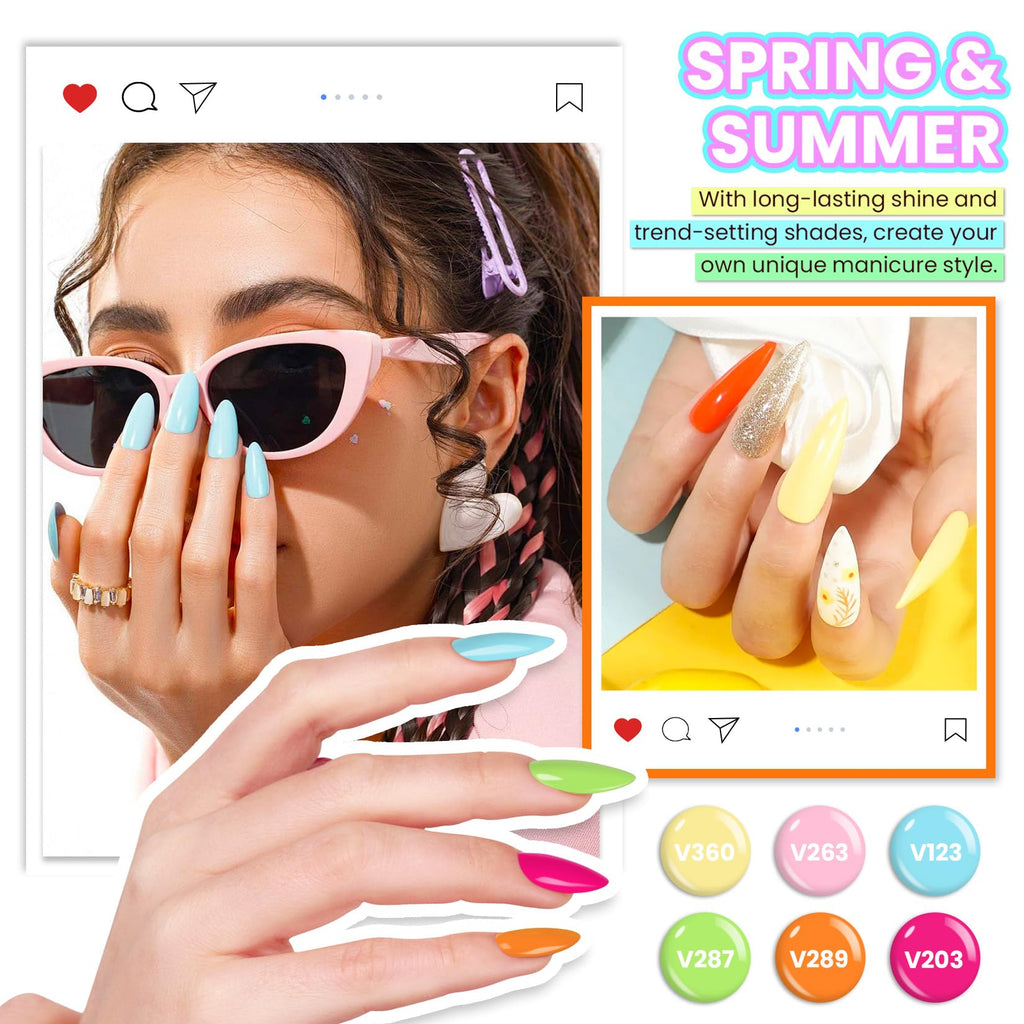 VANREESA Gel Nail Polish Kit with UV Light & Nail Drill – 75 Pcs, 45 Colors