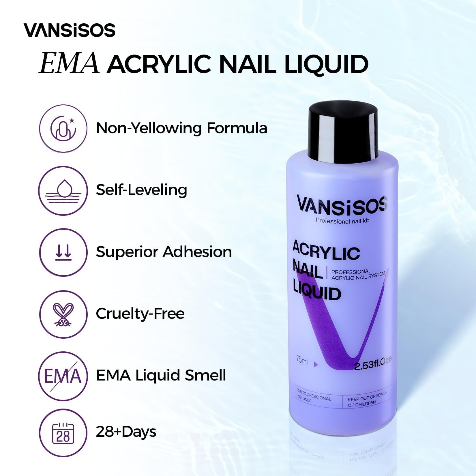 VANSISOS Professional Acrylic Nail Kit with Drill – Complete DIY Home Salon Set