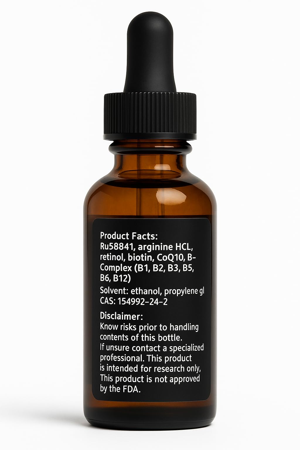 Vantanex RU58841 Plus 5% Hair Serum with Biotin, B-Complex, CoQ10 | 30mL