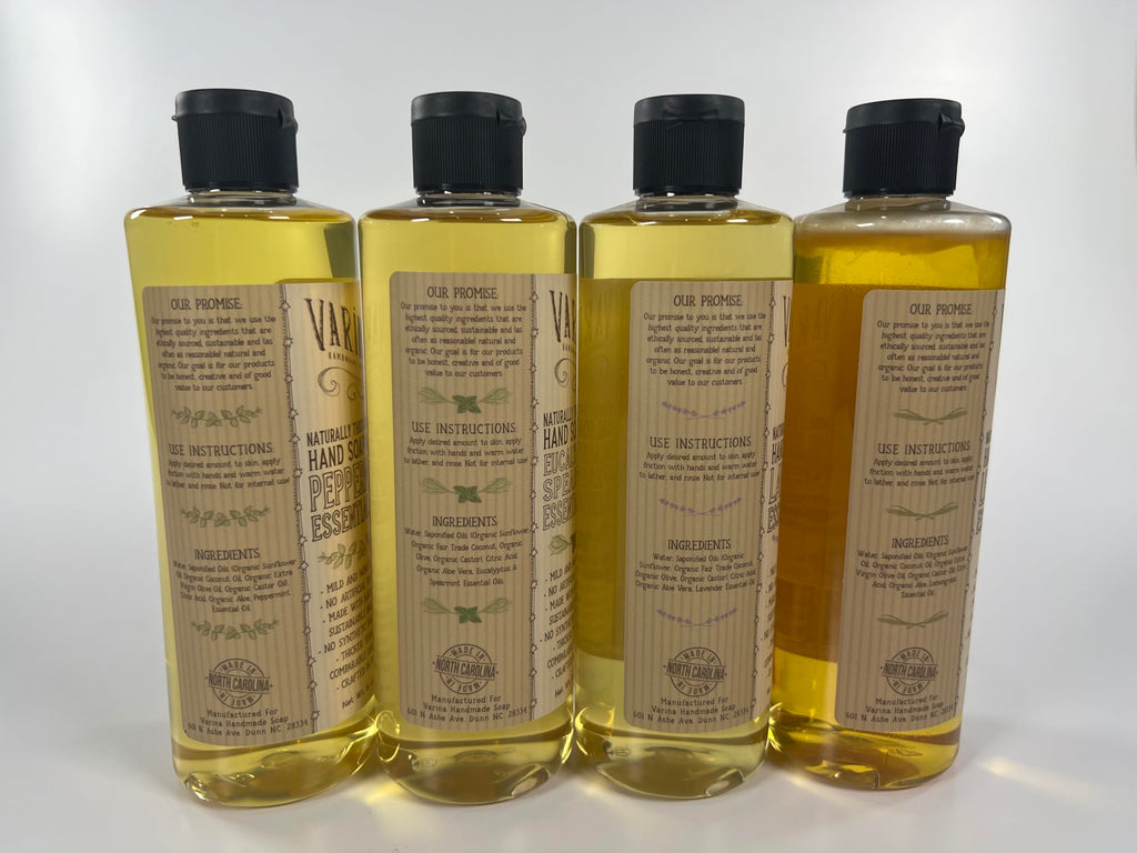Varina Organic Castile Soap Variety Pack - 16 oz